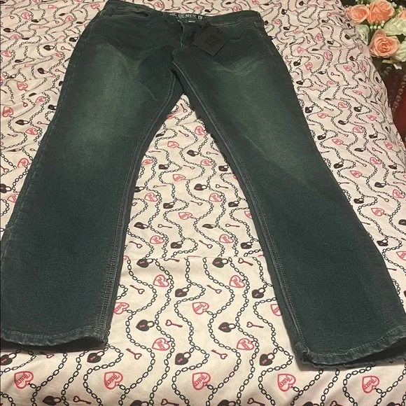 Vintage Genes Black Slim Men Jeans - Dark Blue - Picture 2 of 11